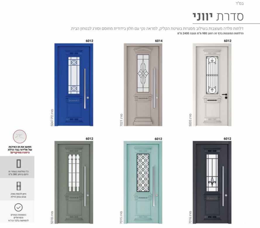 דלתות סגנון יווני