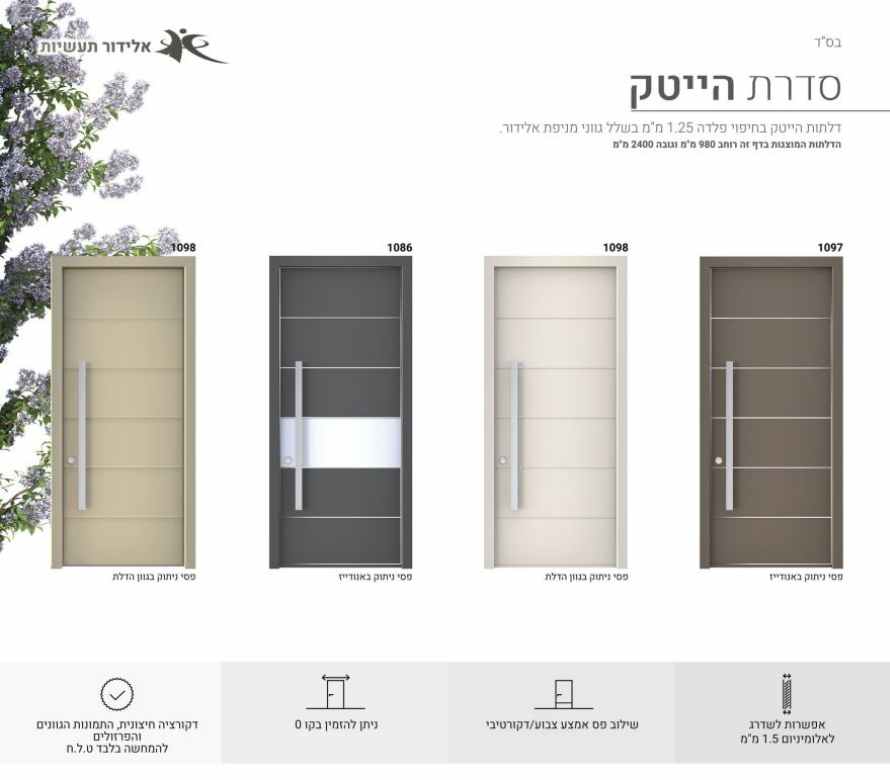 דלתות דגם הייטק
